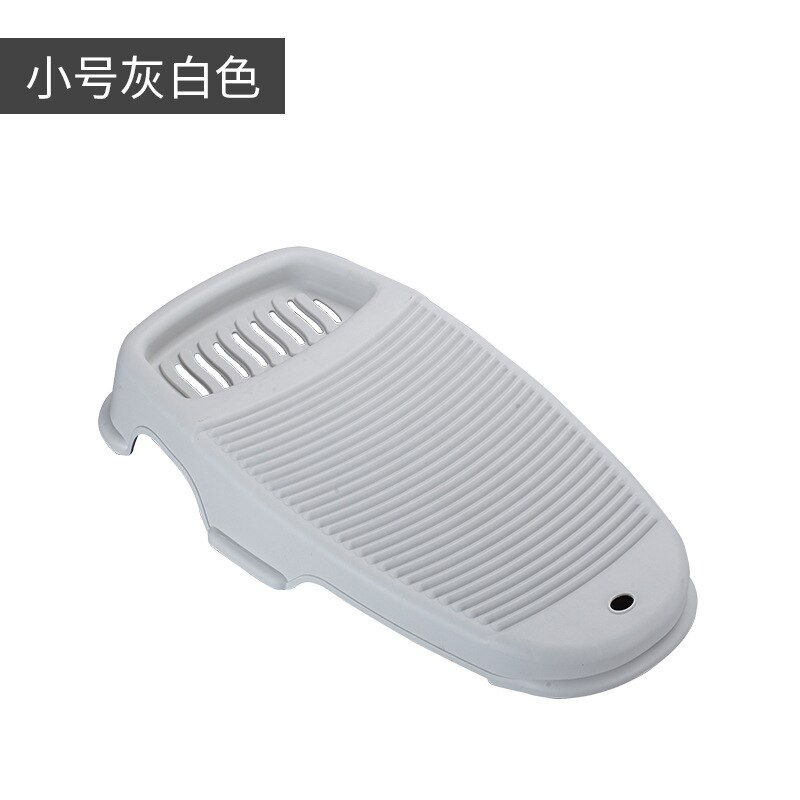 Thickened Home Washing Washboard Washing Scrubbing Board Laundry Washboard for Home Tabla Lavar Laundry Products BJ50CY: small gray