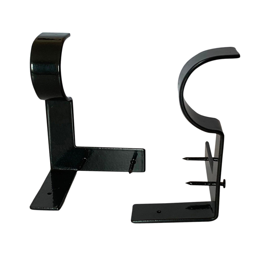 Single Hang Curtain Rod + Center Support Bracket Frame Curtain Rod Bracket 20190508