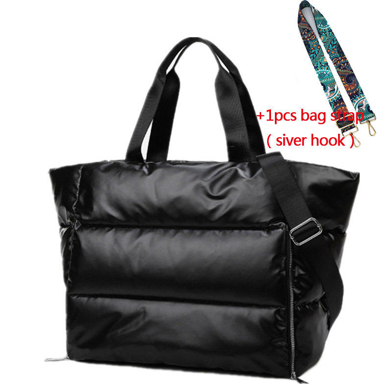 Bolso impermeable para mujer, bolsos de ejercicio con tirante de hombro, uso compatible en gimnasio, yoga deportiva y viaje, bolsa de ,: black 03