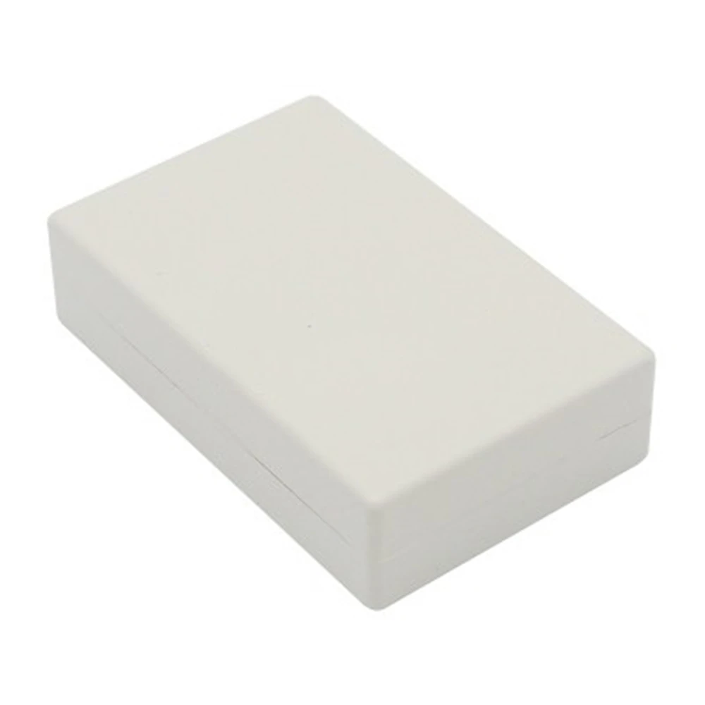 1Pcs 125x80x32mm Waterproof Plastic Cover Project Electronic Case Enclosure Box Wire Junction Boxes: WHITE