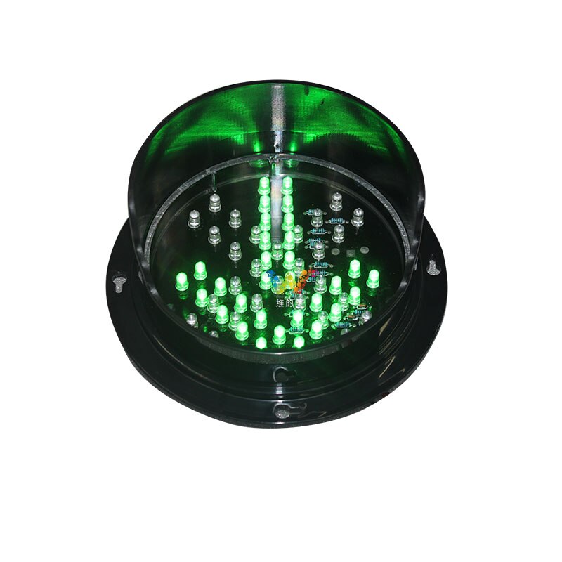 WDM 125mm 12 v Verkeer Rood Kruis Groene Pijl Auto Wassen Signaal Stop Gaan Licht