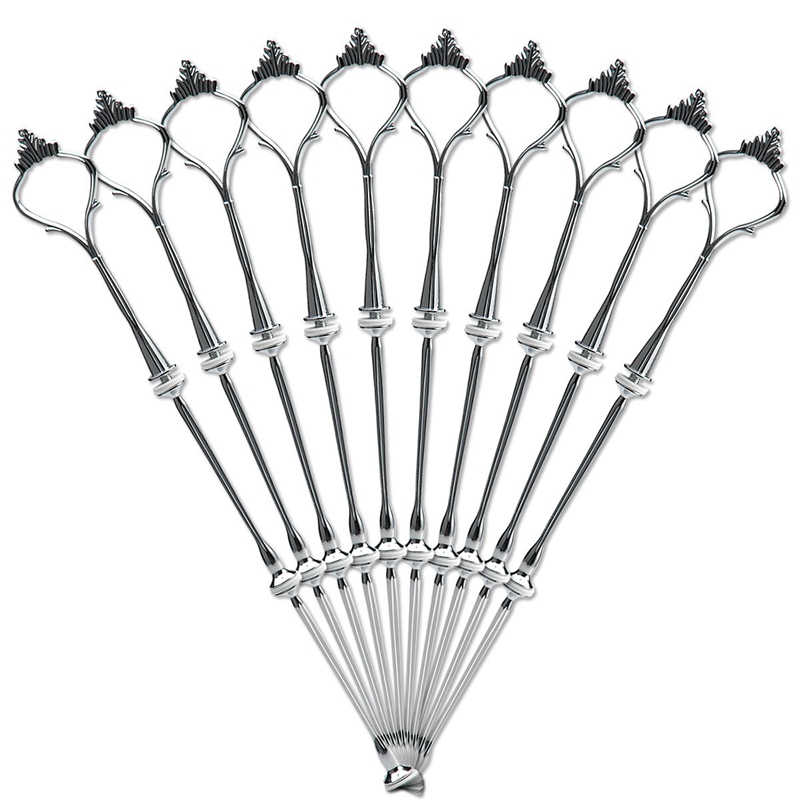 10 x Sets 2 or 3 Tier Cake Plate Stand Fittings Silver Plate Stands: Default Title