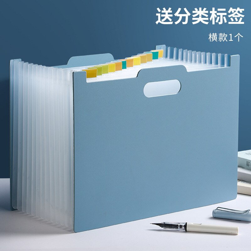 Verticale Orgel Pack Onderzoek Papier Opslag En Sorteren Multilayer Bestand Mappen Studenten Met Classificatie Uitbreiding Zak: 2
