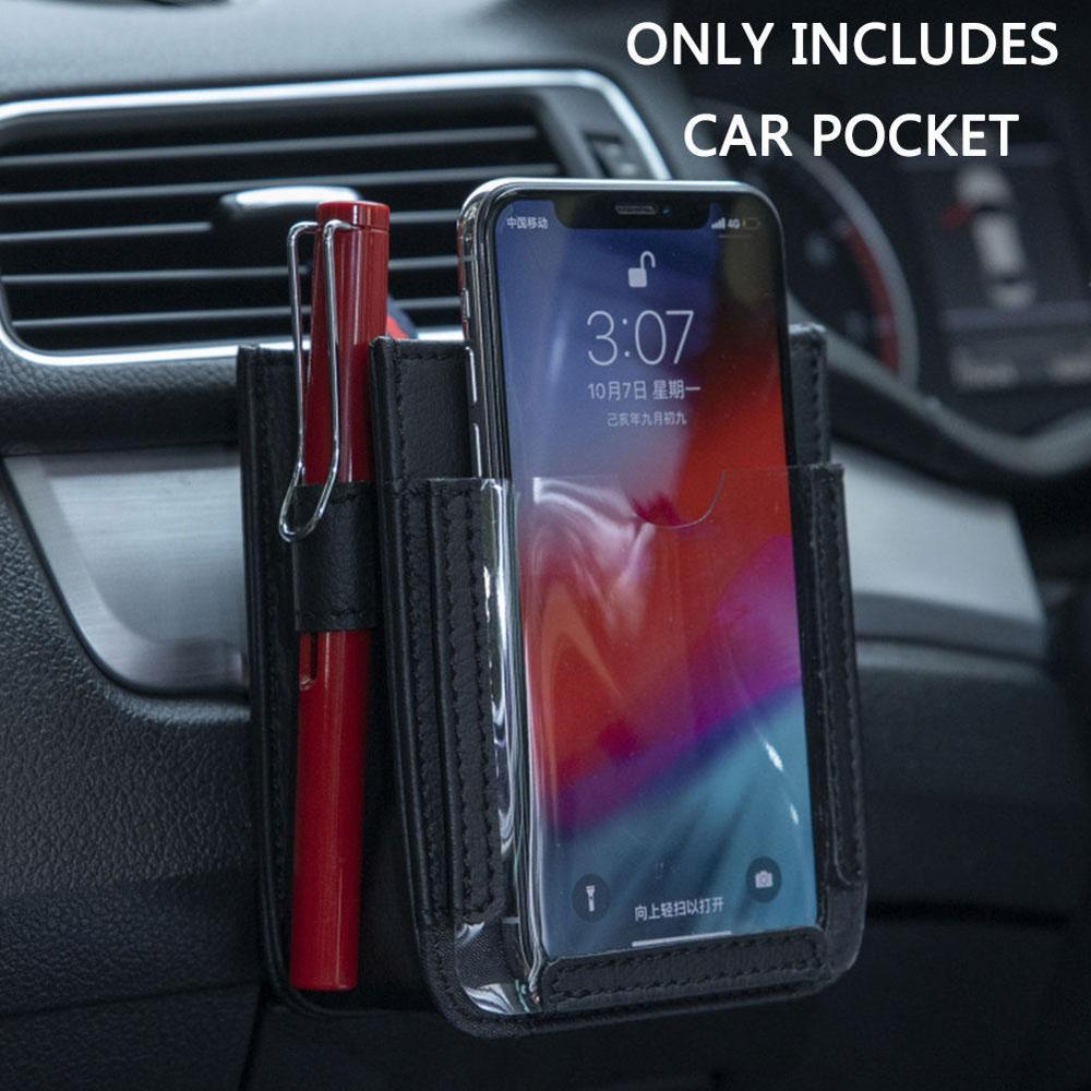 Spot Multifunctional Car Pocket Automotive Air Vent Bag Small Storage Styling R8V3 Car Phone Mobile Pouch L1Z8
