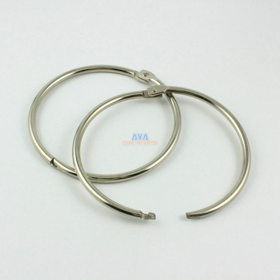 10 Stuks 65mm Metalen Gordijn Ringen Gordijn Open Ringen Sliding Haak Ringen