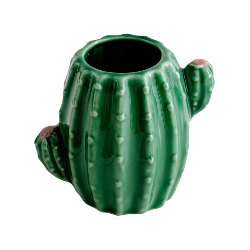 Florero de cactus decorativo, florero de cerámica, florero, jarrones pequeños, decoración de escritorio, arreglos florales, florero de mesa, decoración de Cactus