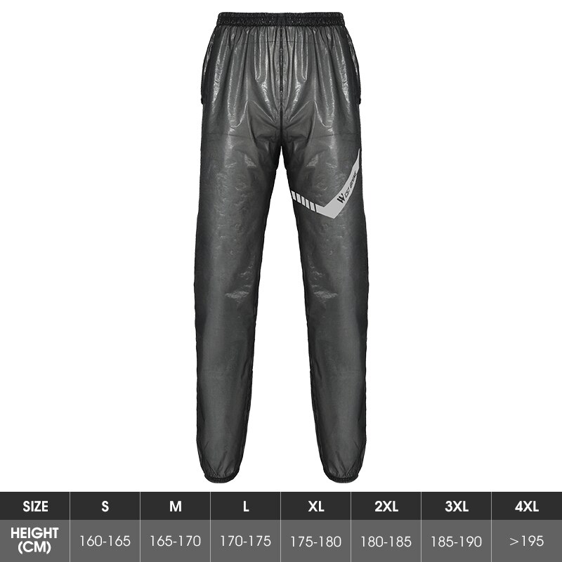 WEST BIKING-chubasquero impermeable para ciclismo, impermeable a prueba de viento, reflectante, chaqueta de ciclismo para bicicleta de montaña y carretera, pantalones, traje, ropa para hombre y mujer: XL / Oro