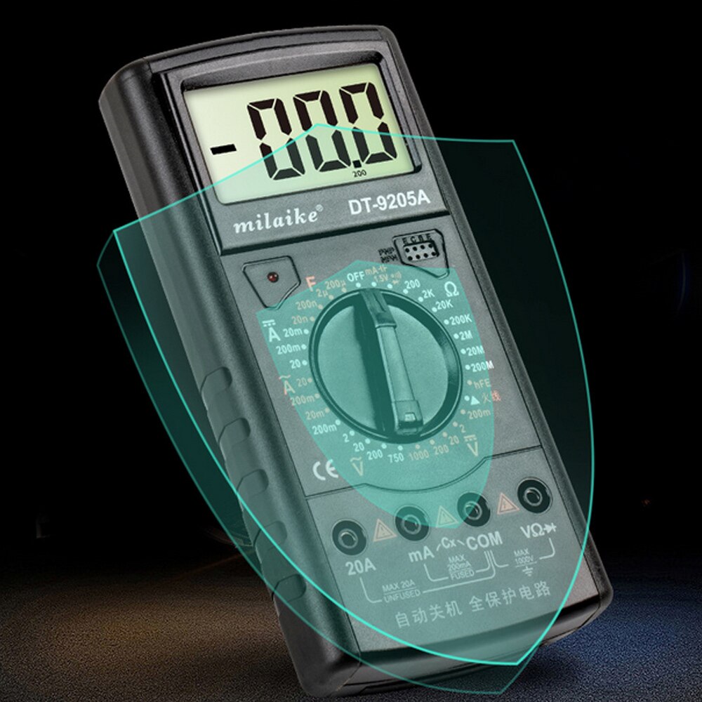 9205a digitale display multifunctionele multimeter elektrische test digitale display multifunctionele hoge precisie benodigdheden