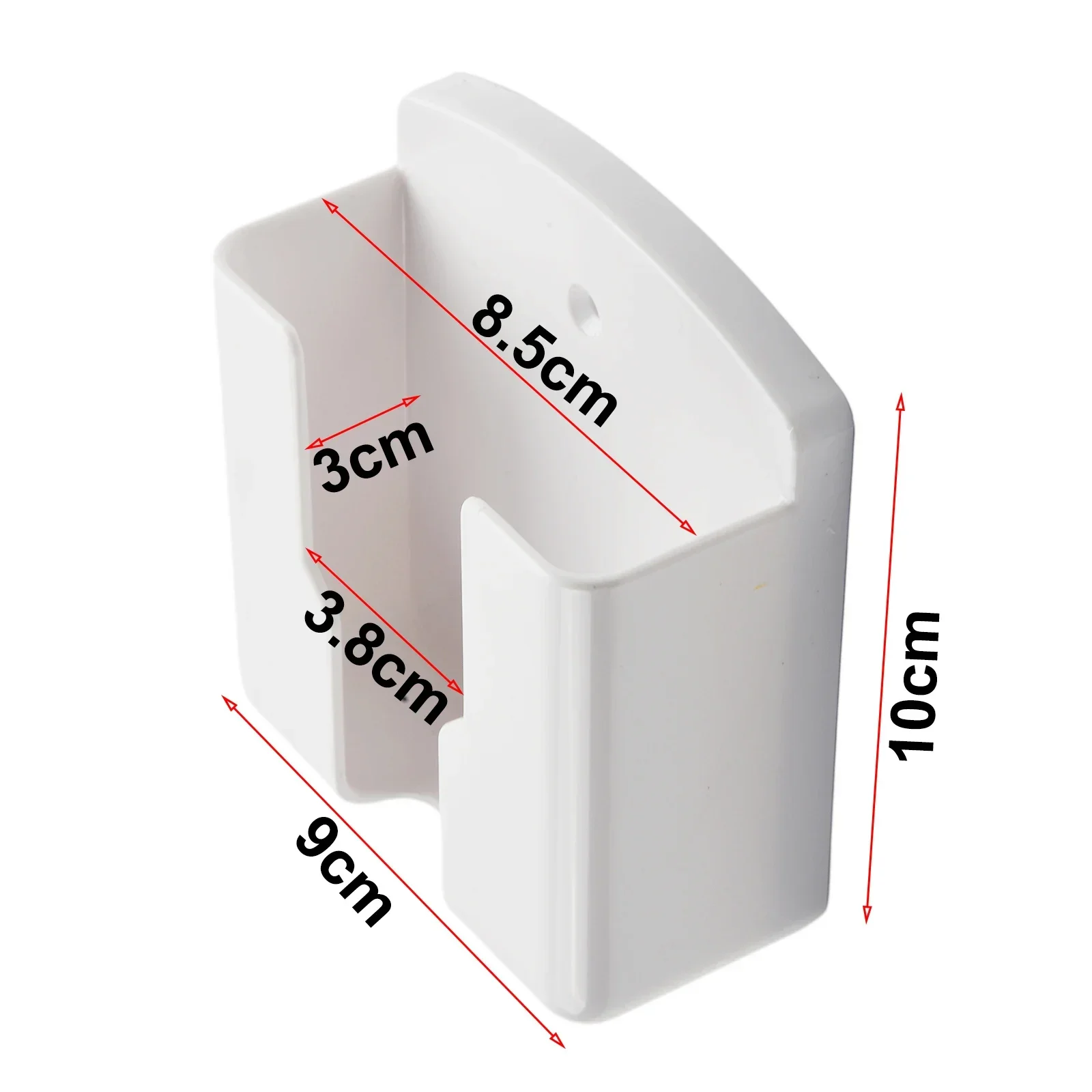 Aire acondicionado montado en la pared Universal, soporte de enchufe para teléfono móvil con Control remoto, caja de almacenamiento montada en la pared para aire acondicionado y TV: Gris