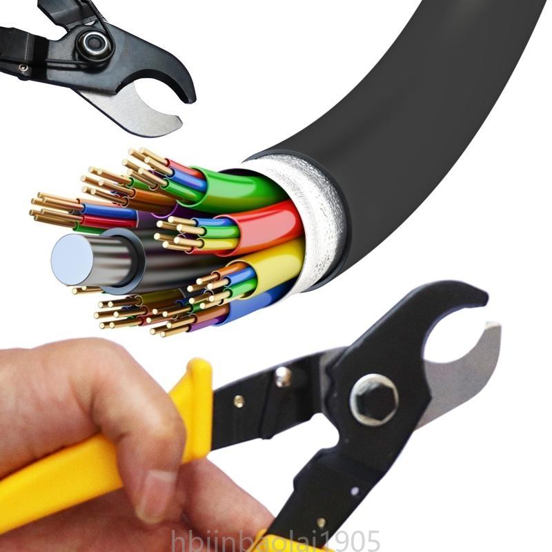 E74E Draad- en kabelsnijder Handige kabel snijschaar Stripping snijder