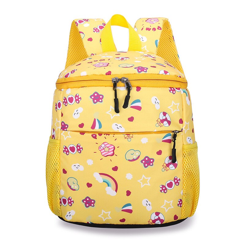 School Bag 3-11 years old Backpack Kids Backpack For Girl Sport Bag School Mochila Escola Kids Backpack Girls School Bags Sac: yellow