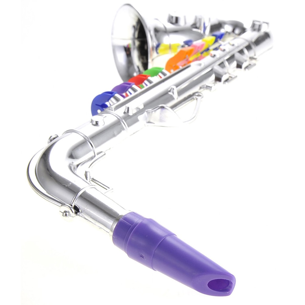 K050030 Kids Mini Musical Instrument Props Baby Music Playing Tool Children Simulation Saxophone Child