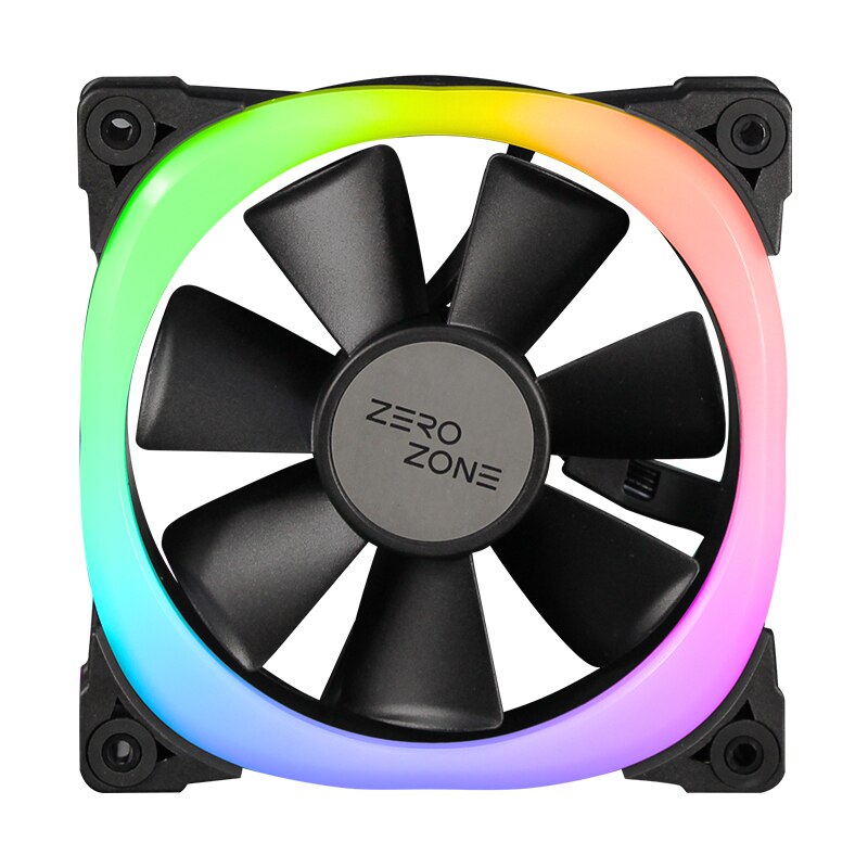 Zero Zone Jetfan Rgb Fan 120 Mm 800-1200prm Voor Waterkoeling
