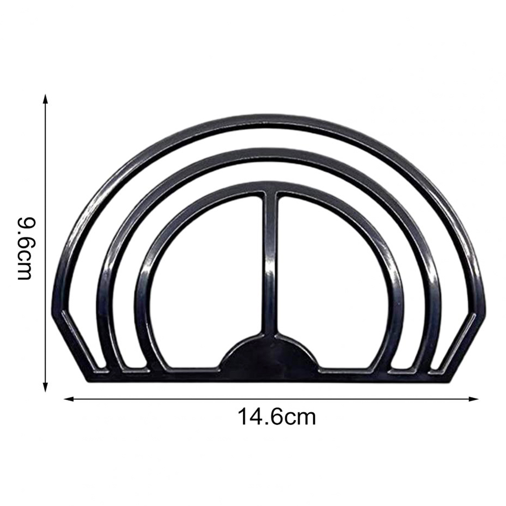 Piegatrice per tesa per cappello da baseball Staffa perfetta per modellare i bordi della fascia curva Comodo design modellante Accessori a forma di semicerchio: nero