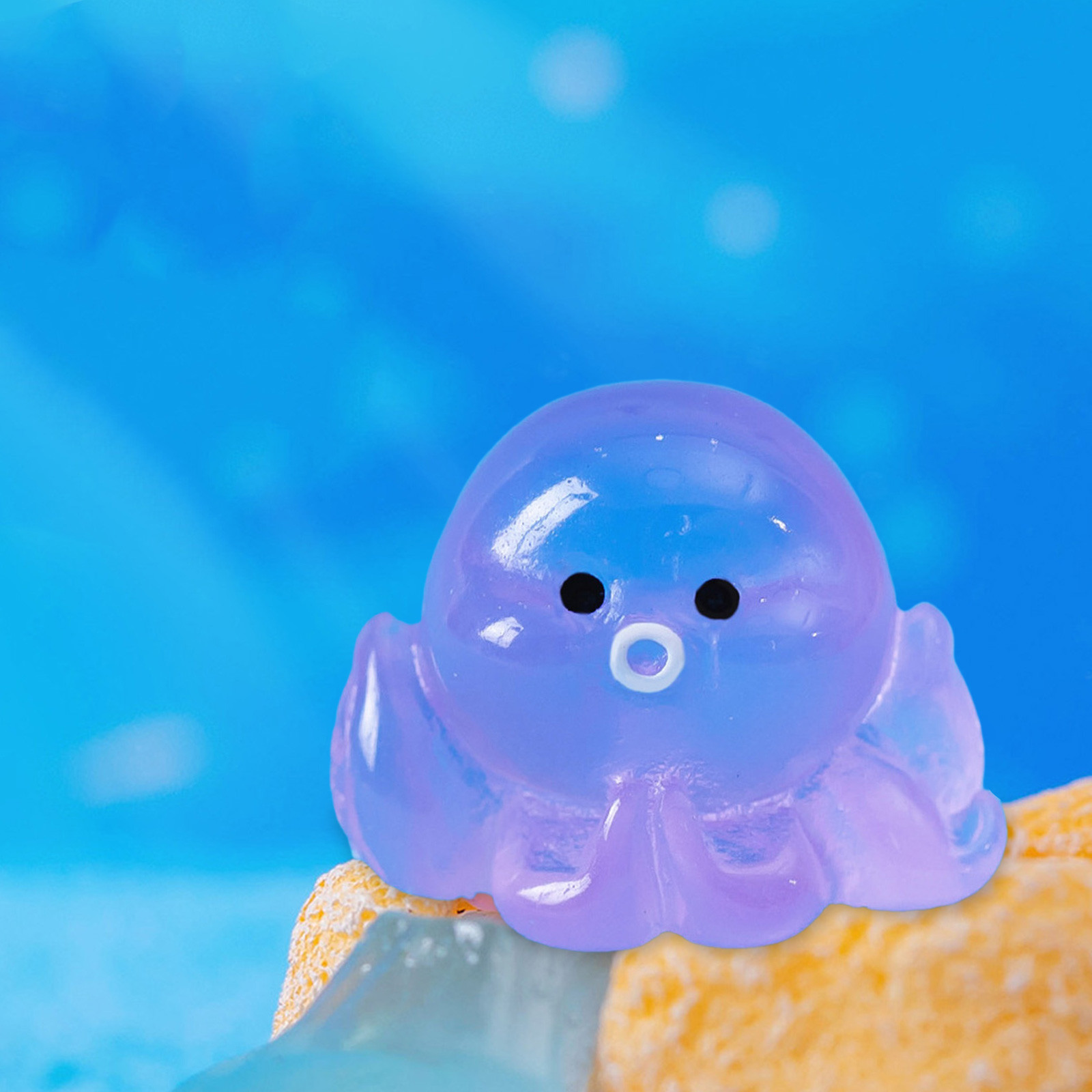 Micro Criativo Brilho Bonito Na Decoração Escuro, Pequeno Aquário Fish Tank, Acessórios de Decoração DIY, Pequenos Ornamentos, Nó, Objeto Decorativo: Transparente