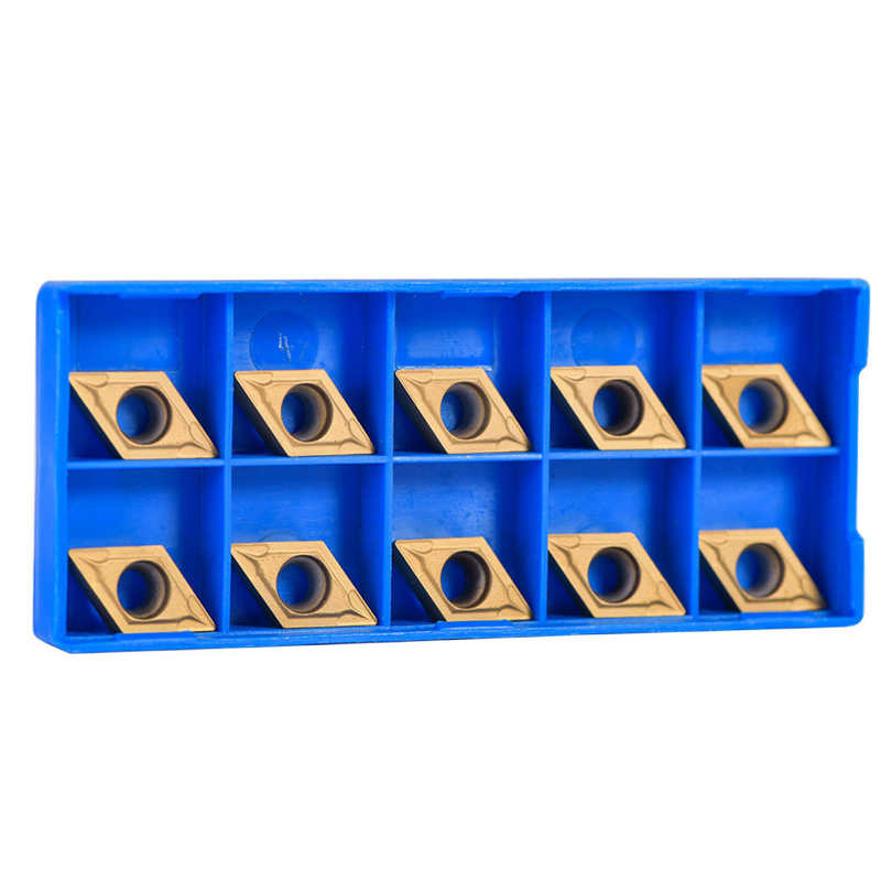 10pcs CNC Carbide Tips Inserts Blade Cutter Lathe Turning Tool With Box Wood Working Machine