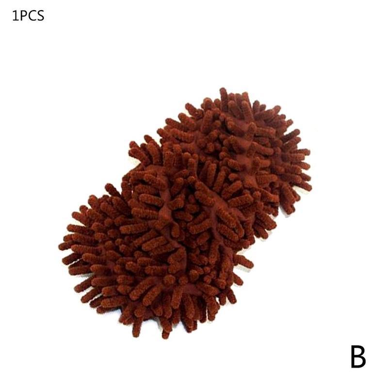 1 cubierta Limpieza de pc para zapatos, multifunción, limpieza de suelo, limpiador de polvo para el pelo, zapatillas para vagos, mopa, herramienta para limpiar zapatos, hogar Ho K9N4: B