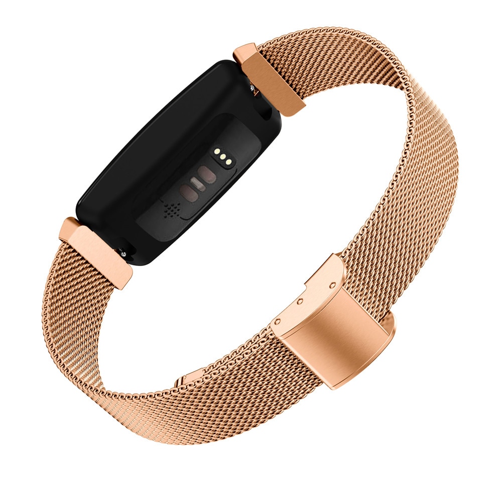 Wristband Strap For Fitbit Inspire 2 Smartwatch Stainless Steel Mesh Band Replacement Strap with buckle Bracelet Accessories