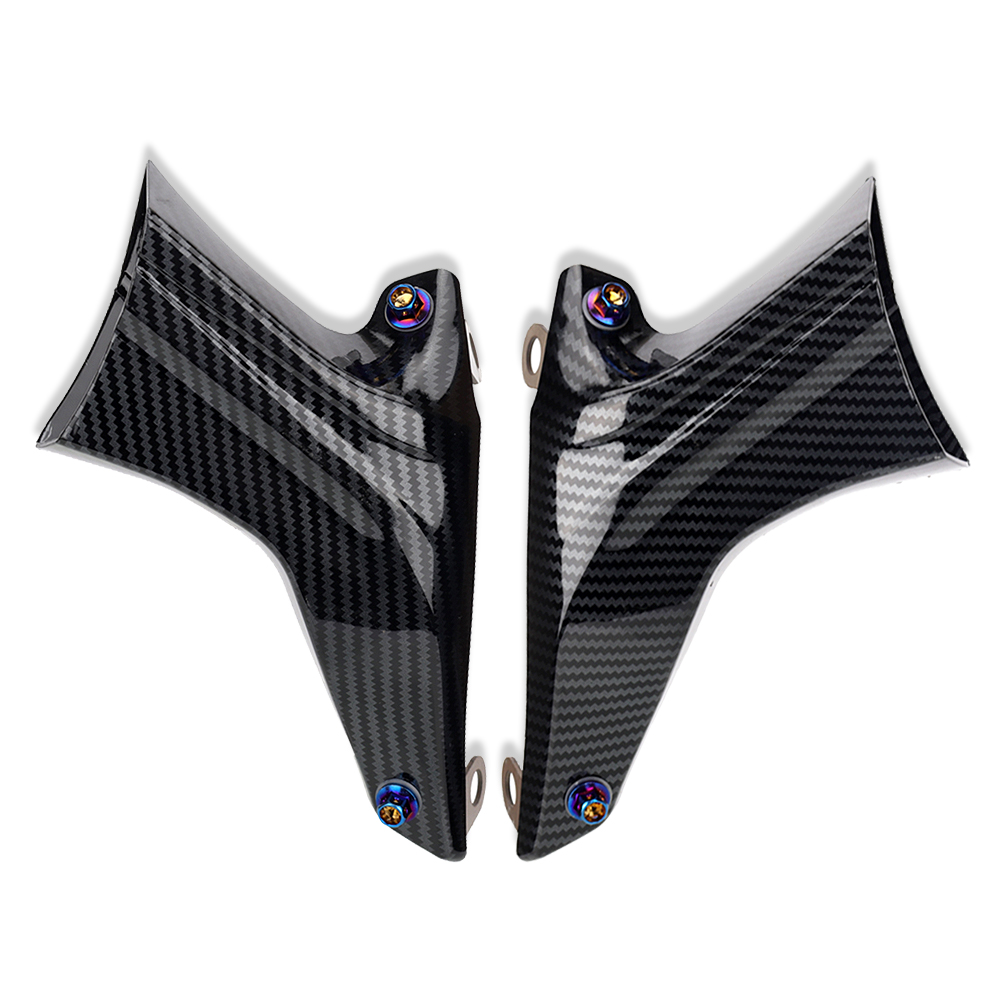 Para Honda VFR 800 1200F 1200FA VFR800 VFR800X VFR1200F VFR1200FA sistema de frenos conductos de refrigeración de aire accesorios de motocicleta: Negro