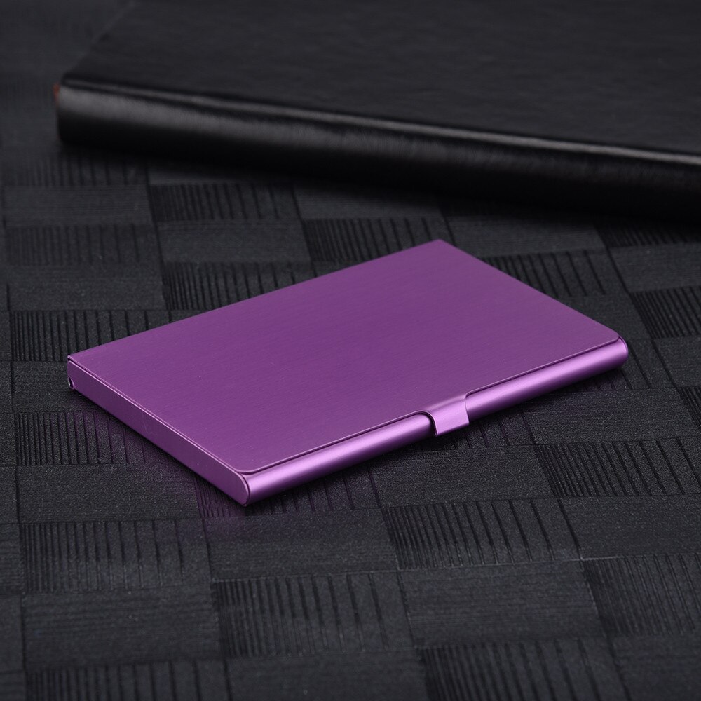 Slim Card Pack Credit Card Holder Bank Metal Check Sleeve Dedicated Antimagnetic Be Choked Cover 823