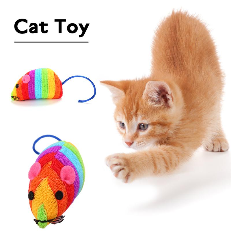 Varita de plumas de juguete interactivo para gatos, juguete interactivo para mascotas, Color divertido, Goma elástica para gato, 1 unidad