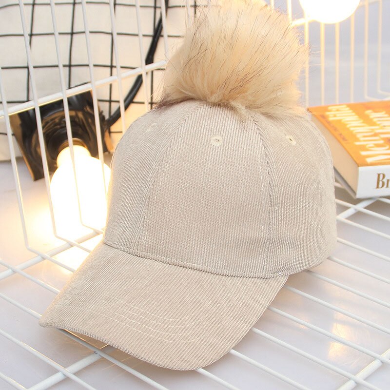 Vrouwen Faux Daim Bal Suede Cap Verstelbare Baseball Hoeden Stevige Hiphop Winter Herfst Warm Caps NIN668