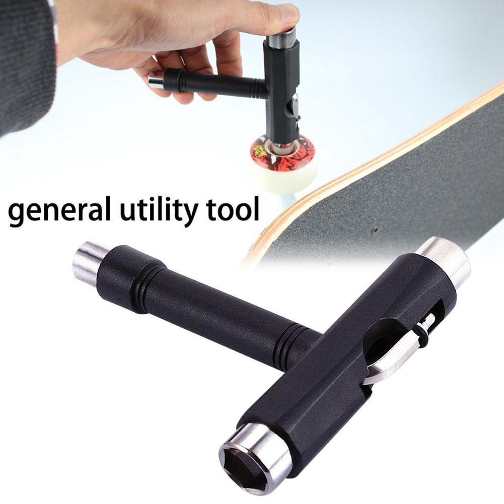 1 st. l-sleutel t-gereedschap skateboard longboard scooter gereedschap t-vorm gereedschap accessoires voor het aanpassen van de montage van trucks