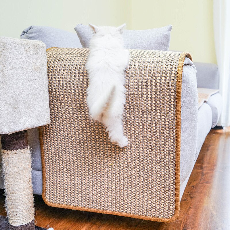 Scratching Post Sisal Mat Scrapers for Cats Cat Scraper Furniture Boardback Scratcher Supplies Pet Products Home Garden