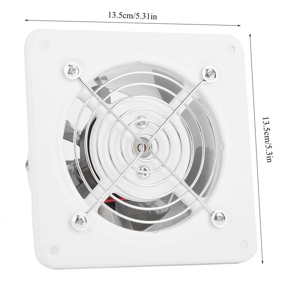 4 tommer udsugningsventilator støjsvag ventilator ventilator hotelvæg lydløs udsugningsrør udstødningsventilator til hjemmet badeværelse køkken 25w 220v