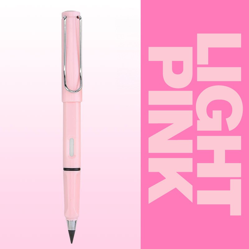 Technology No Ink Pen Unlimited Writing Pencils No Cutting Students Magic Pencils For Writing Art Sketch Painting Tools: Light Pink