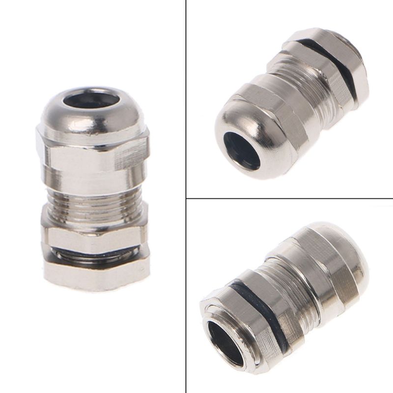 Connecteur étanche PG7 en acier inoxydable, 3 pièces, 3.0-6.5mm, fixateur de serre-câble métallique en forme de M