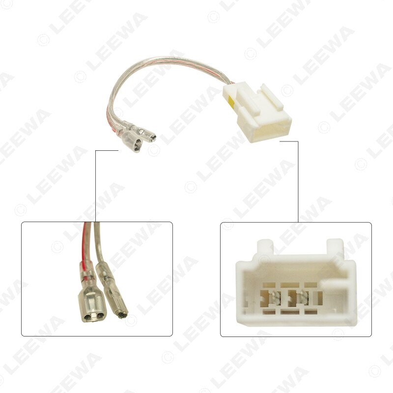 FEELDO-Adaptador de altavoz de coche, Conector de enchufe para Toyota Scion Mitsubishi Subaru, altavoces, arnés de cableado, Cable # CA2612, 2 uds.