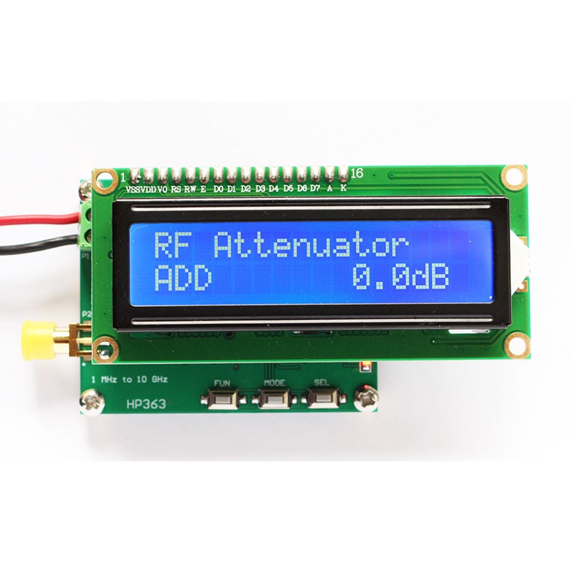 RF power meter Power meter 1MHz ~ 10GHz -50 ~ 0dBm RF Signal Measuring Meter Module