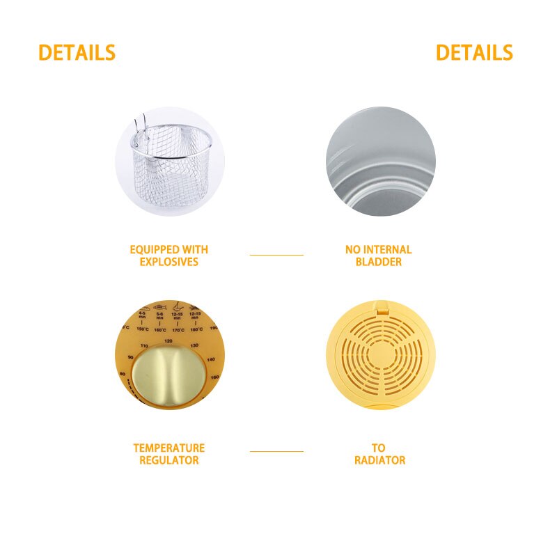 Smokeless multifunctional frying pan 0.9L Mini electric oil fryer oven French fries Grill Chicken Fried Fish Pot machine