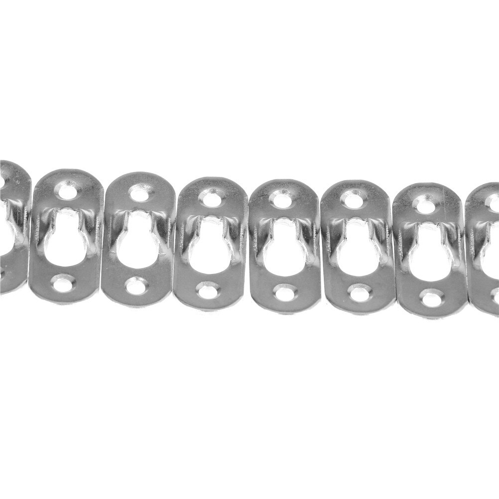 20 Stks/partij Foto Hangers Metalen Keyhole Hanger Fasteners Voor Fotolijst Meubels Kast Sliver Hanger Foto Haken 37*15mm