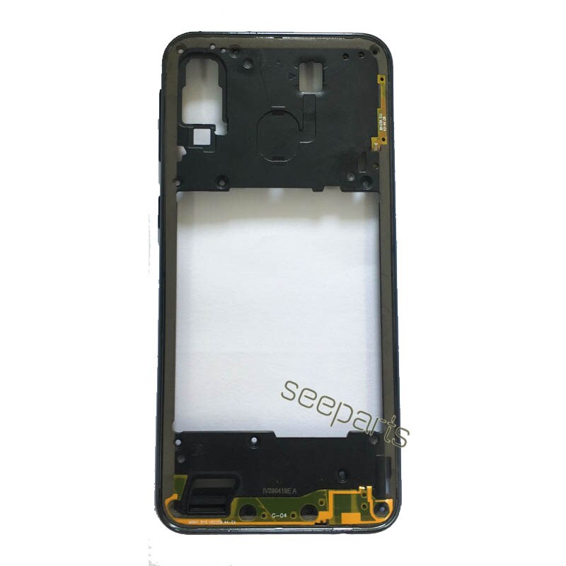 For Samsung Galaxy A20 A30 A40 A50 A60 Middle Frame Housing Case A205 A405 A305 A505 Middle Frame Bezel Middle Plate Replacement