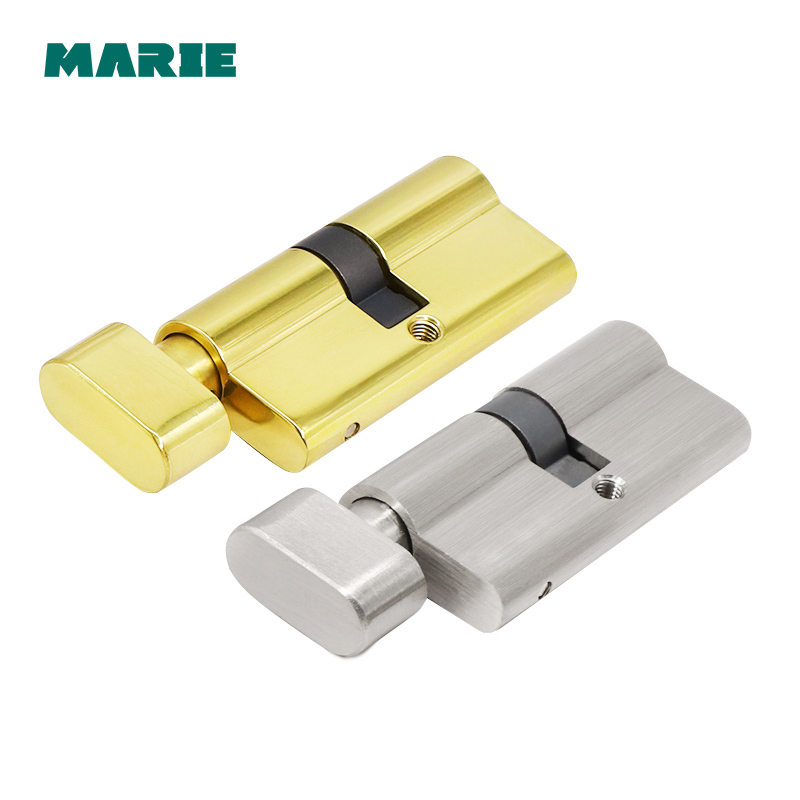 Marie  cy008 dørhåndtag lås cylinder indvendigt soveværelse vaskerum dør messing kerne lås universal tilbehør 60/65/70mm
