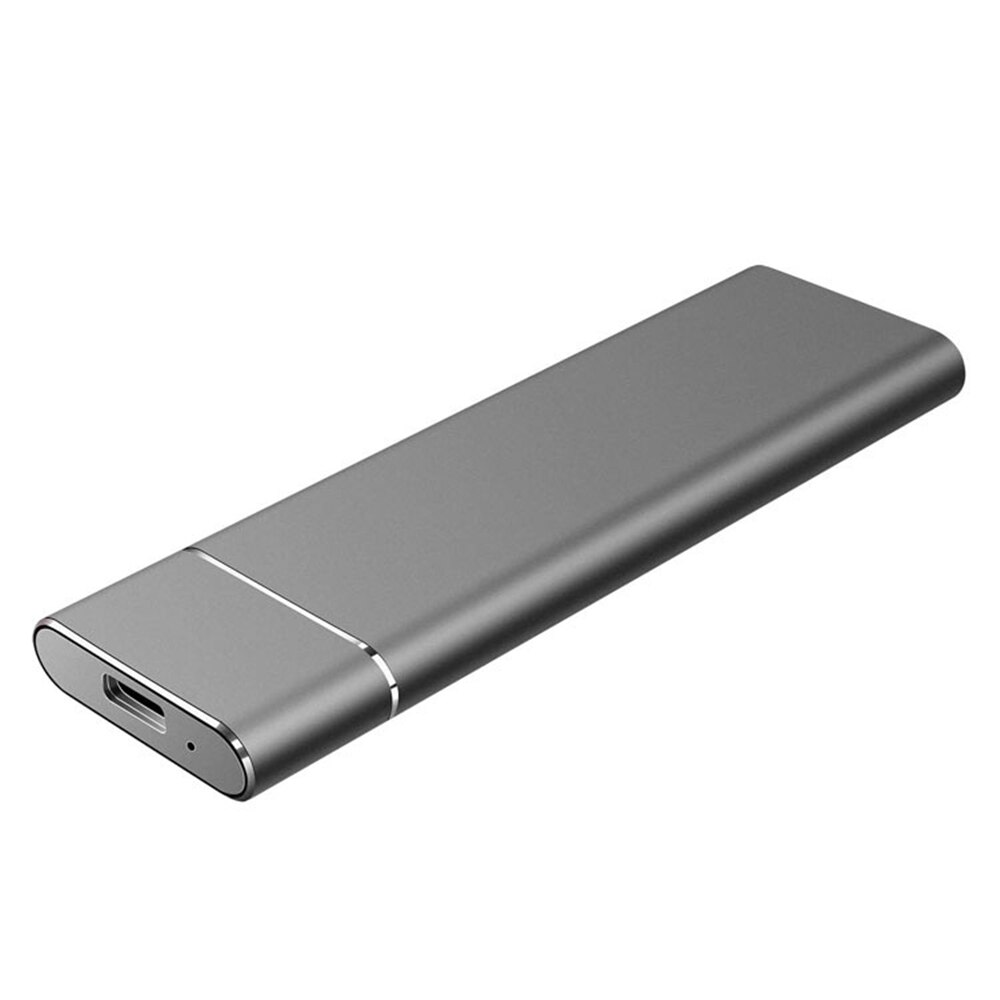 Unidad de estado sólido móvil SSD 1/2/4T, dispositivo de almacenamiento, disco duro externo portátil tipo C, USB 3,0, disco duro de estado sólido para ordenador portátil: Black 1T