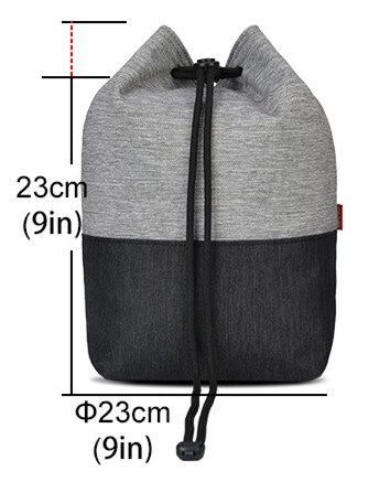 Vanntett kamera linse bag polstret etui deksel myk veske poser til nikon kanon sony panasonic fujifilm olympus tamron sigma tokina: Xxl