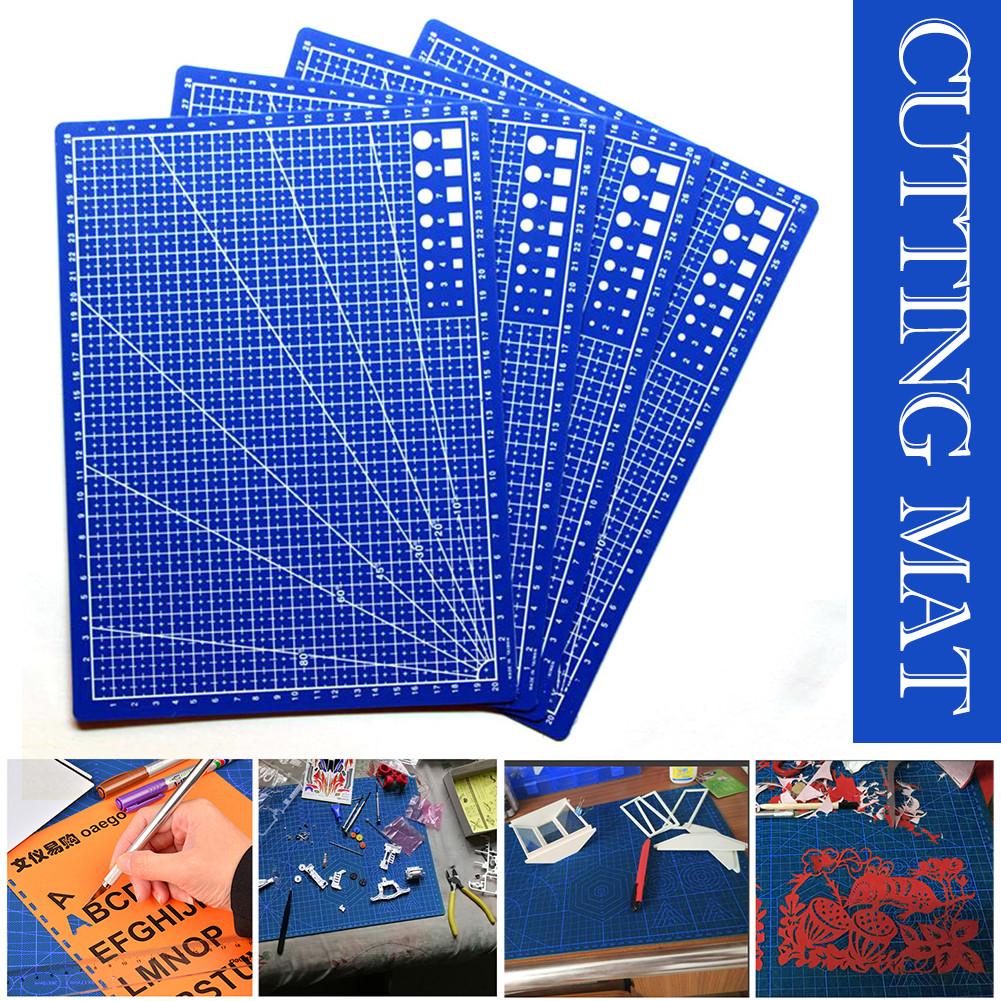 1 PCS A4 Grid Lines Cutting Mat Craft Card Fabric Leather Paper Board Handmade Diy Accessory Cutting Plate