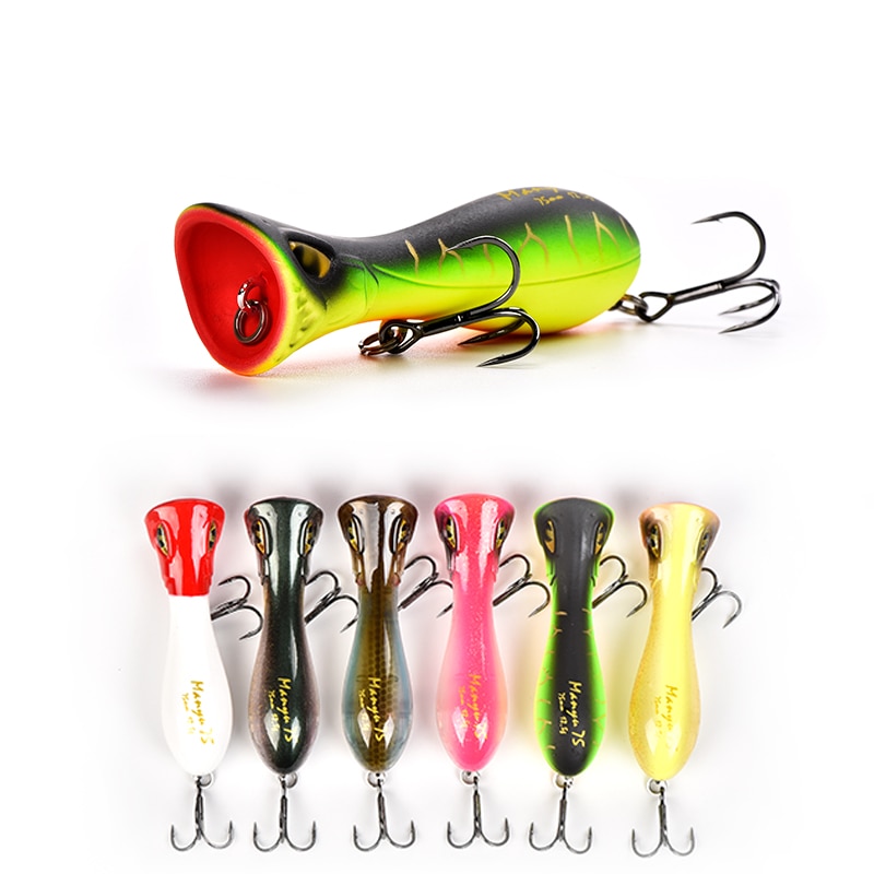 Keinotekoinen syötti popper vieheet kalastukseen top water syöttejä plopper viehe crankbait minnow swimbait isca pesca meriahven kalastus