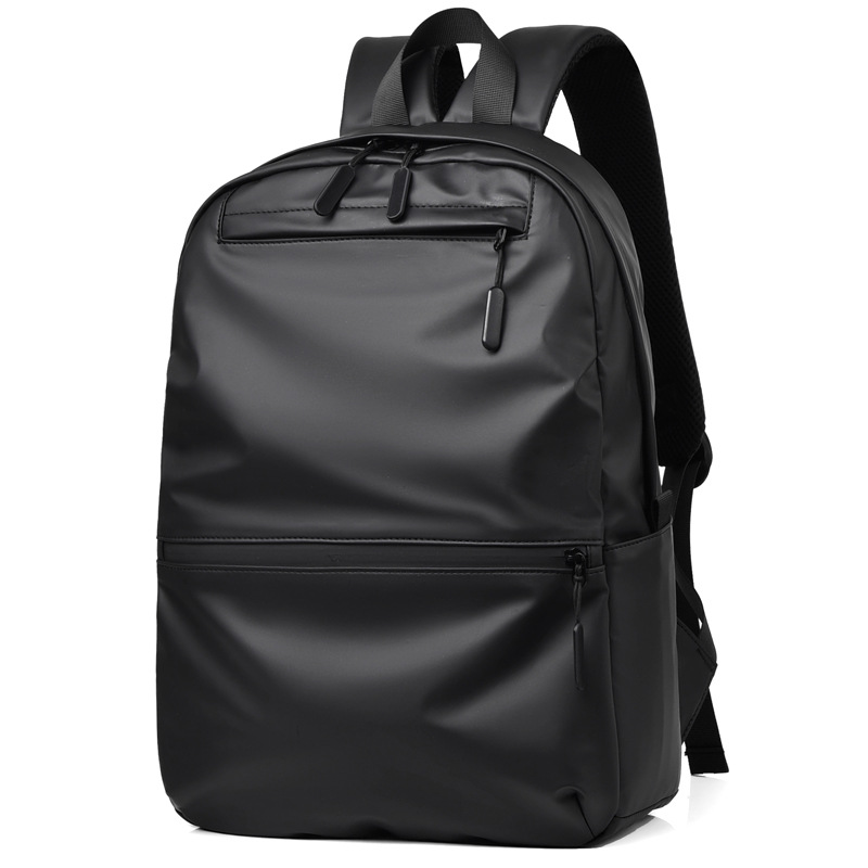 fashionable large-capacity backpack laptop bag: black