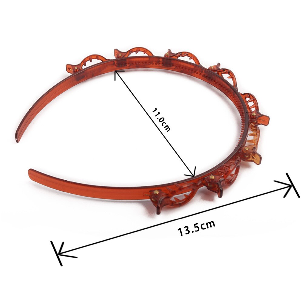 Unisex alice haarband hoofdband mannen vrouwen sport haarband metalen hoepel dubbele pony kapsel haarspeld x'mas