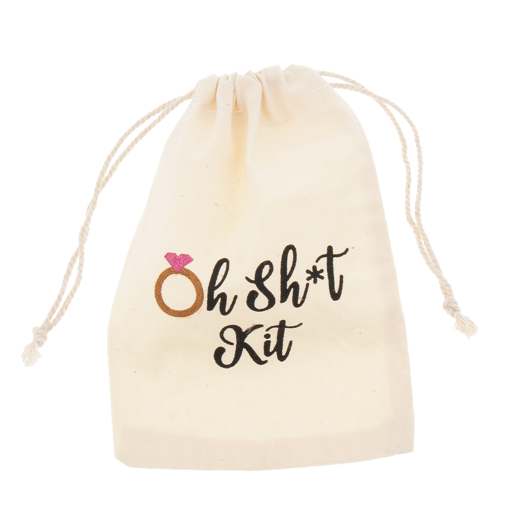 Sacs en lin Vintage, 10 pièces, Kit Oh merde, sac à bonbons pour bijoux, faveurs de mariage, sacs à poche, fournitures de fête