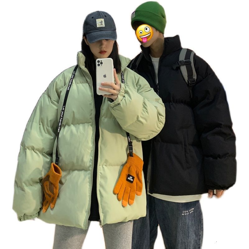Privathinker winterkleding paar parka's losse dames studenten warme dikke rits jas man casual oversized parka's
