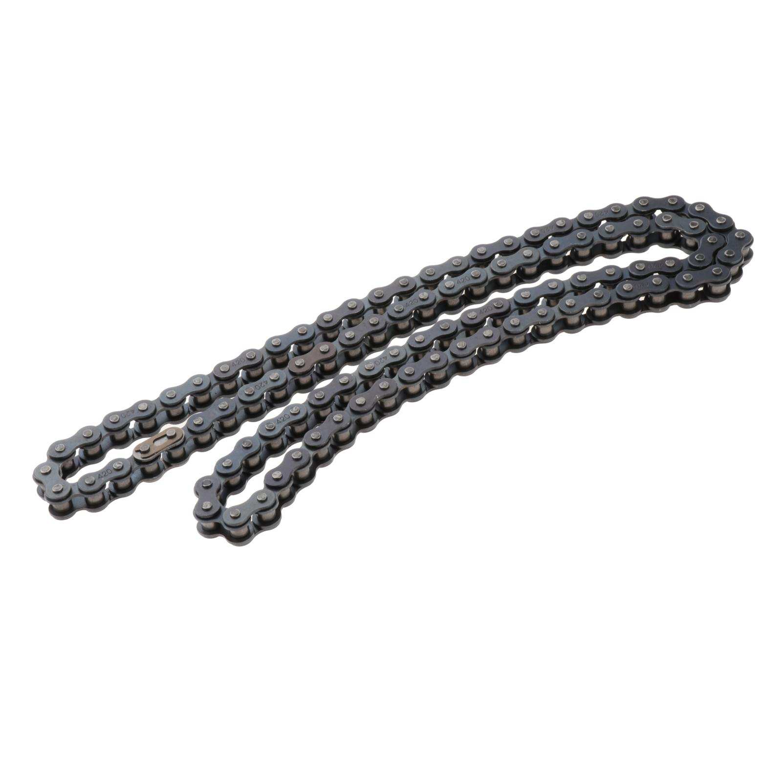 420 Motorcycle Chain 50-110Cc Roller 96 Link 102 Link 104 Link 106 Link Motorcycle Chain for Go Kart Off-Road Motorcycle