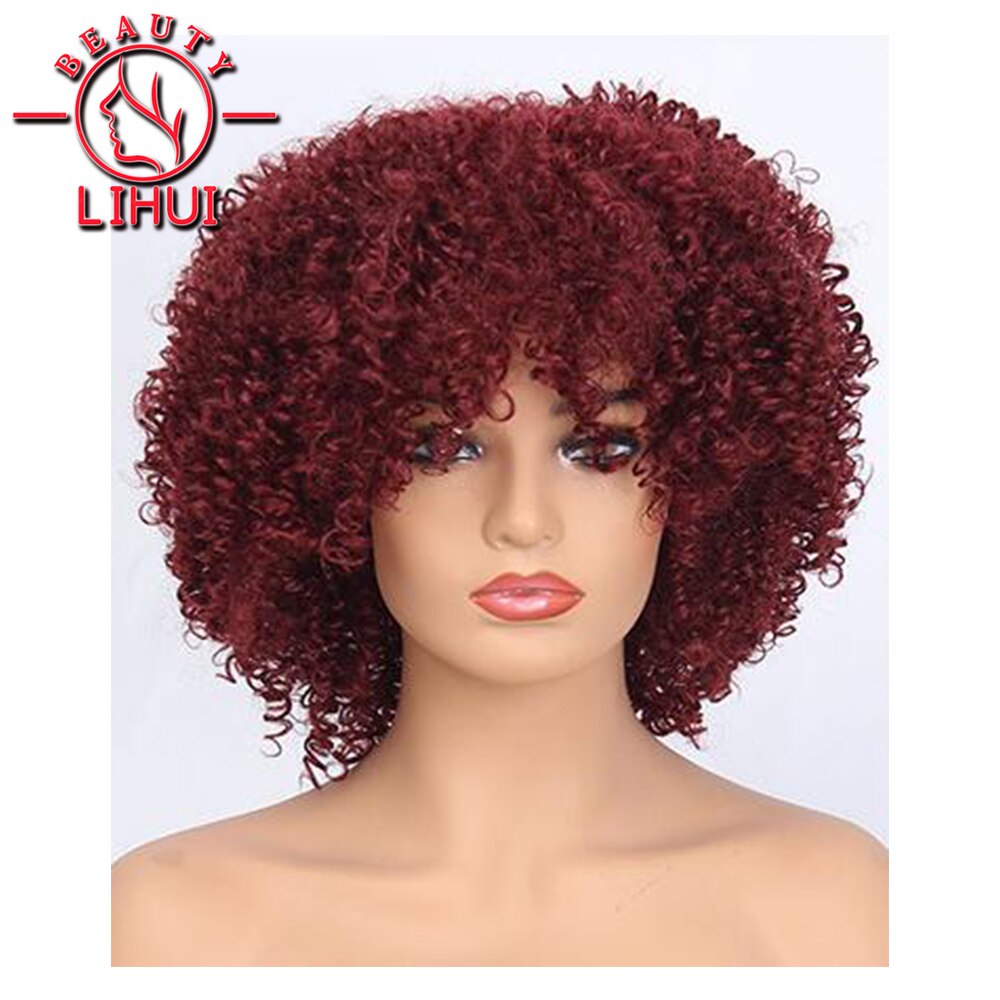 African Small Curly ladies Strong Hair Net Not Easy To Fall Off Wig Cosplay Wig Headgear Fashionable Exquisite Natural LiHui: WS707