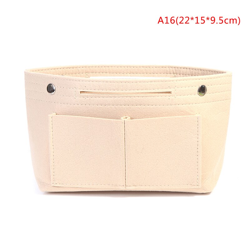 Neceser de lujo con cadena para maquillaje, bolsa organizadora con anillo D, 19, 26: A16