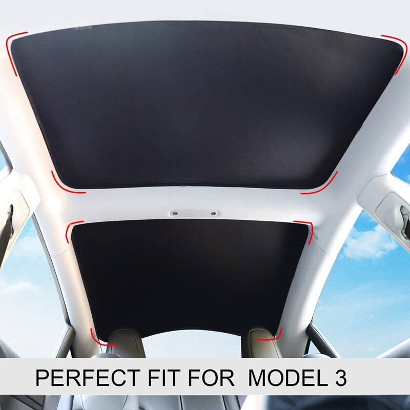 Car Front Rear Sunroof Sunshade UV Rays Protection Window Shade with Heat Insulation Film