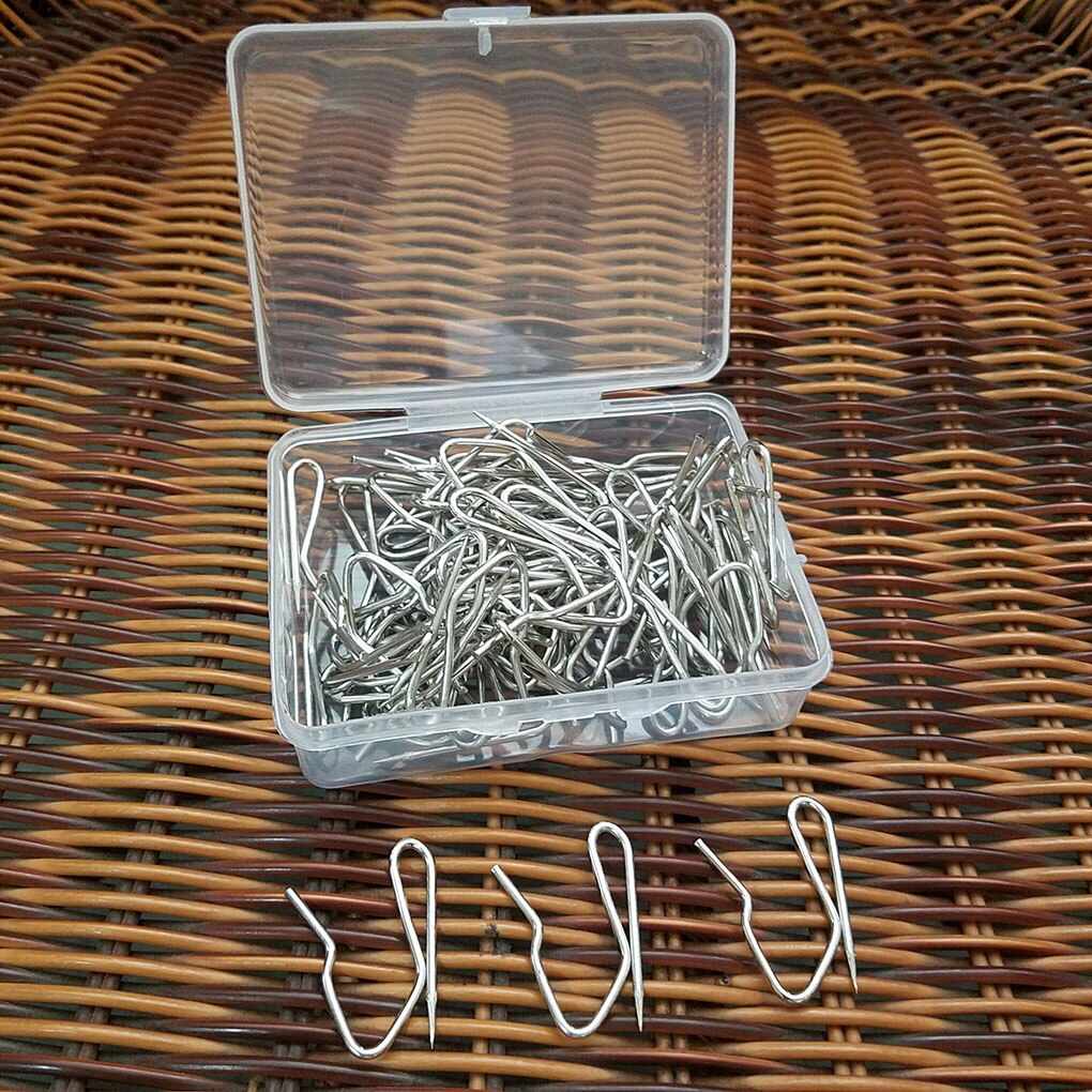 60 stk metall gardin krok s-formet spiss krok stue soverom vindu gardin hengende krok hjemme gardin tilbehør